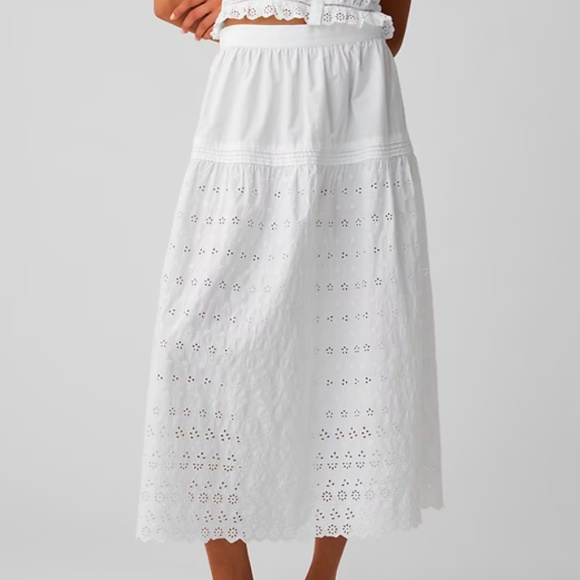 Gap x Doen White Eyelet Skirt - Picture 1 of 3